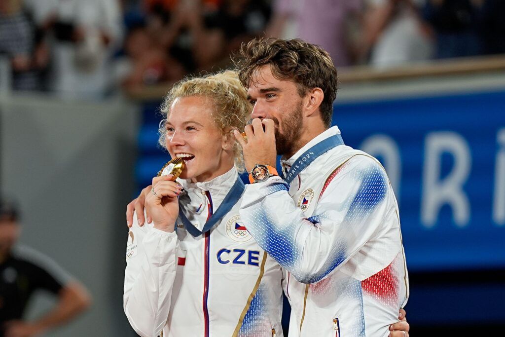 Olimpijci Katerina Siniakova i Tomas Machac