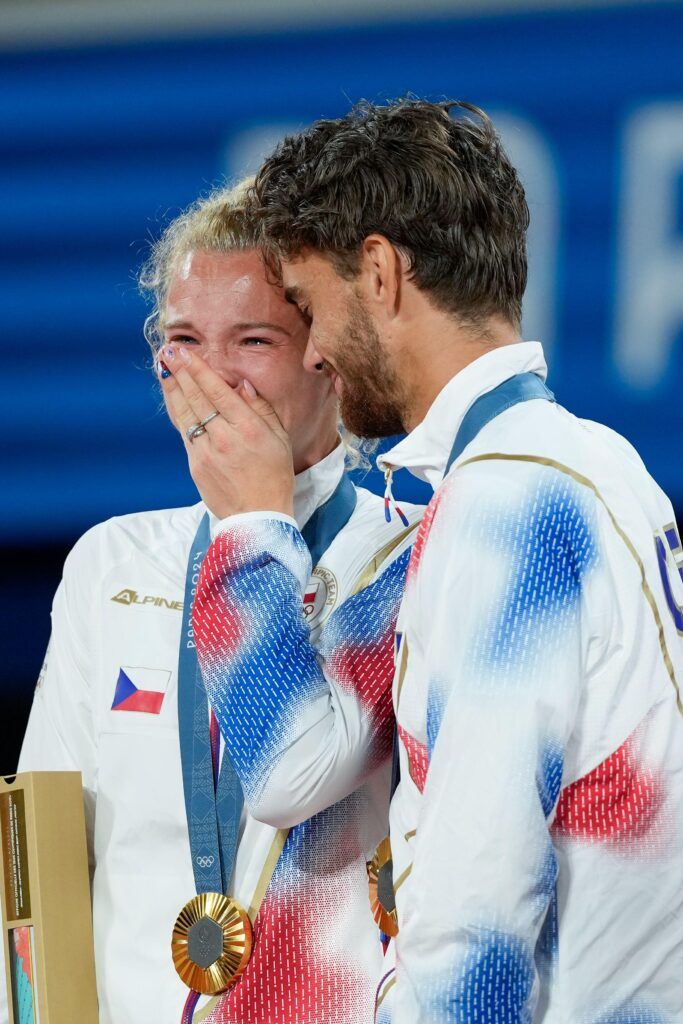 Olimpijci Katerina Siniakova i Tomas Machac