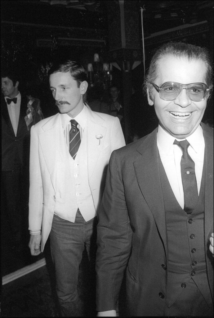 Jacques De Bascher i Karl Lagerfeld