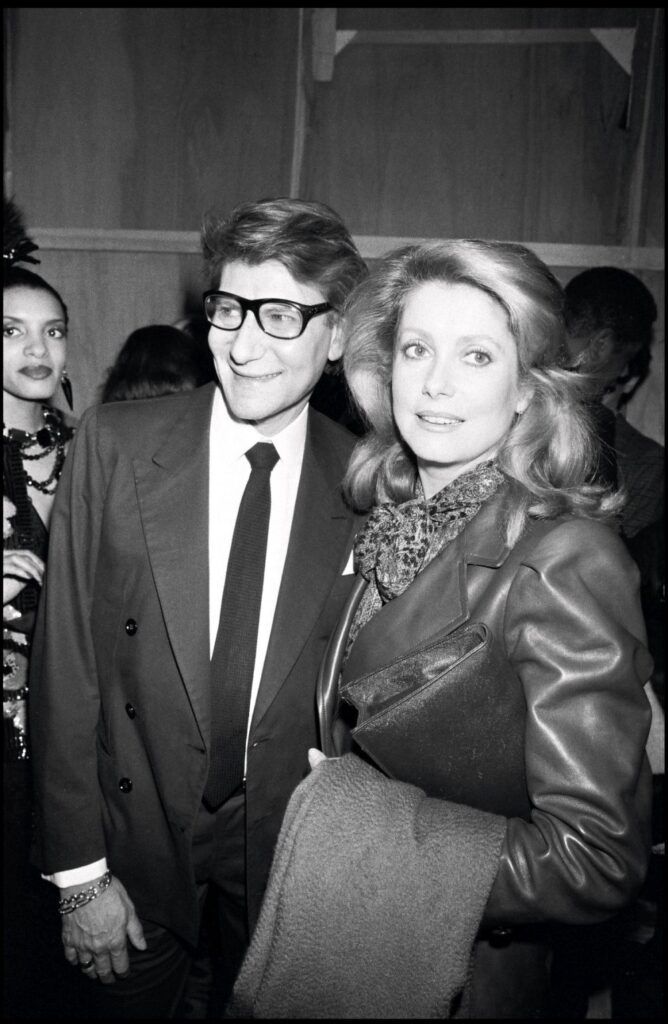 Yves Saint Laurent i Catherine Deneuve