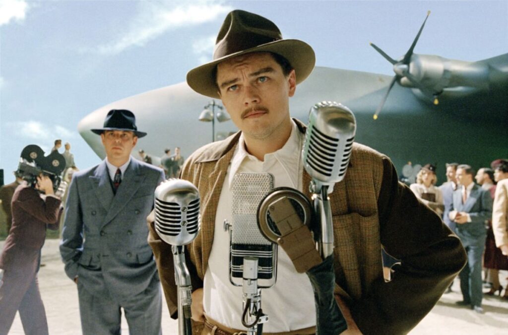 Leonardo DiCaprio u filmu The Aviator 2004. godine