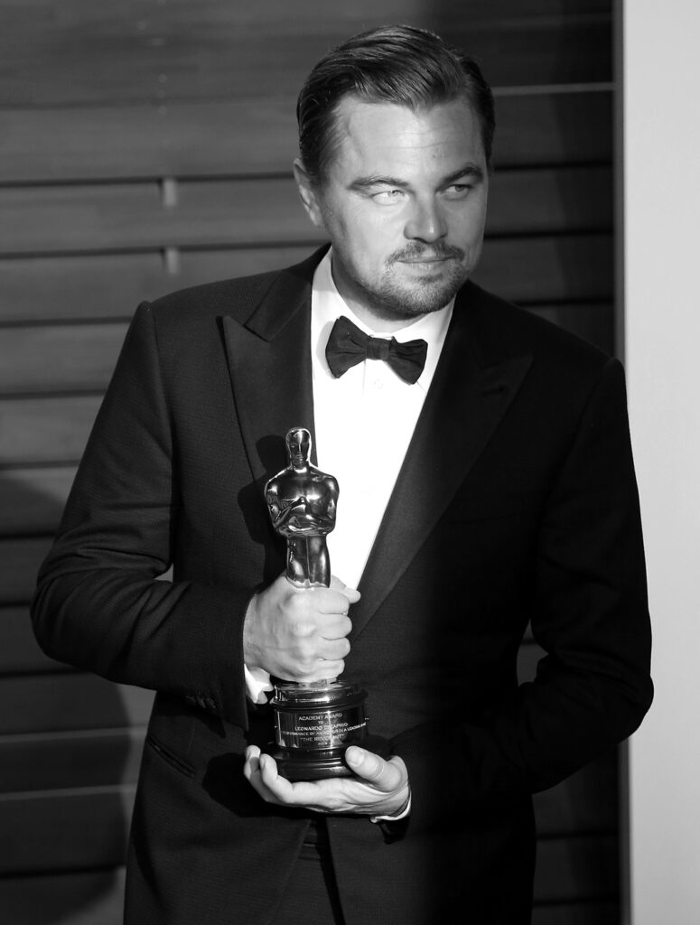 Leonardo DiCaprio na Vanity Fair Oscar after party-ju u Wallis Annenberg Centru 2016. godine