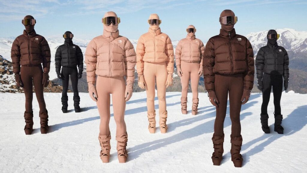 Pogledajte kolaboraciju The North Face x SKIMS kim kardashian
kampanja donosi fantasticne skijaske komade poput skafandera, cizama, rukavica, jakni termo odela i naocara za skijanje u svim nijansama koje volimo
bez, puder roze, mocha mousse braon i crna