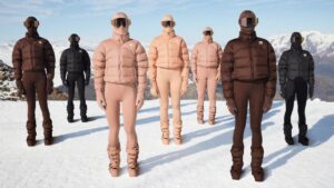 Pogledajte kolaboraciju The North Face x SKIMS kim kardashian kampanja donosi fantasticne skijaske komade poput skafandera, cizama, rukavica, jakni termo odela i naocara za skijanje u svim nijansama koje volimo bez, puder roze, mocha mousse braon i crna