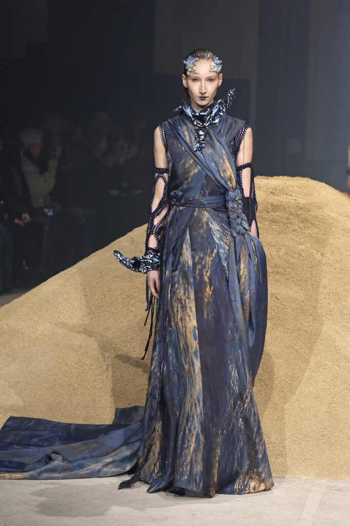 Paris Haute Couture Fashion Week  Yuima Nakazato Eternal Dunes kolekcija prolece leto 2025 visoka moda