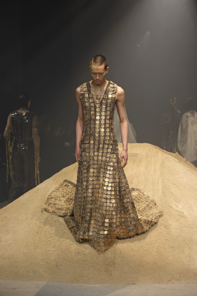 Paris Haute Couture Fashion Week  Yuima Nakazato Eternal Dunes kolekcija prolece leto 2025 visoka moda