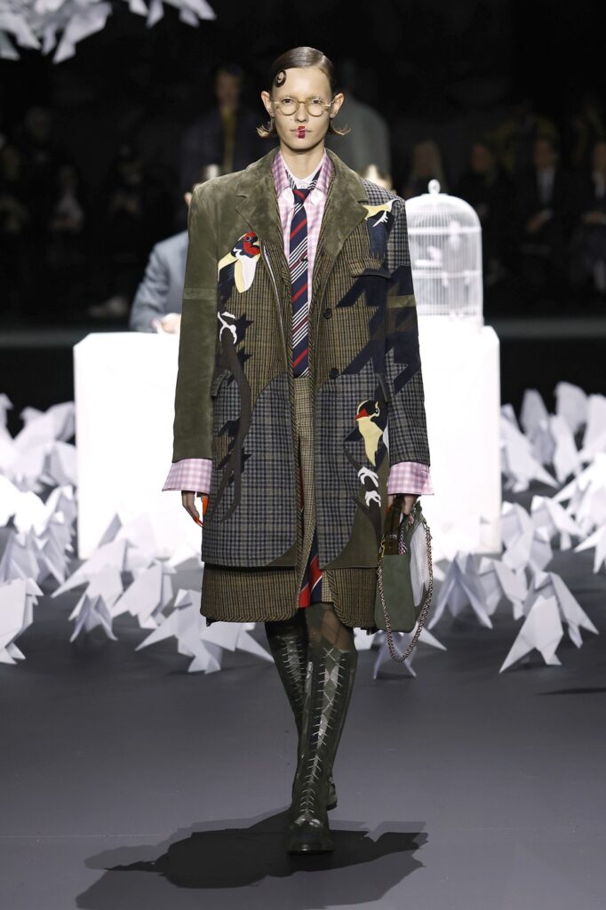 modni dizajner Thom Browne je zvanično zatvorio NYFW kolekcija jesen/zima 2025 nedelja mode njujork