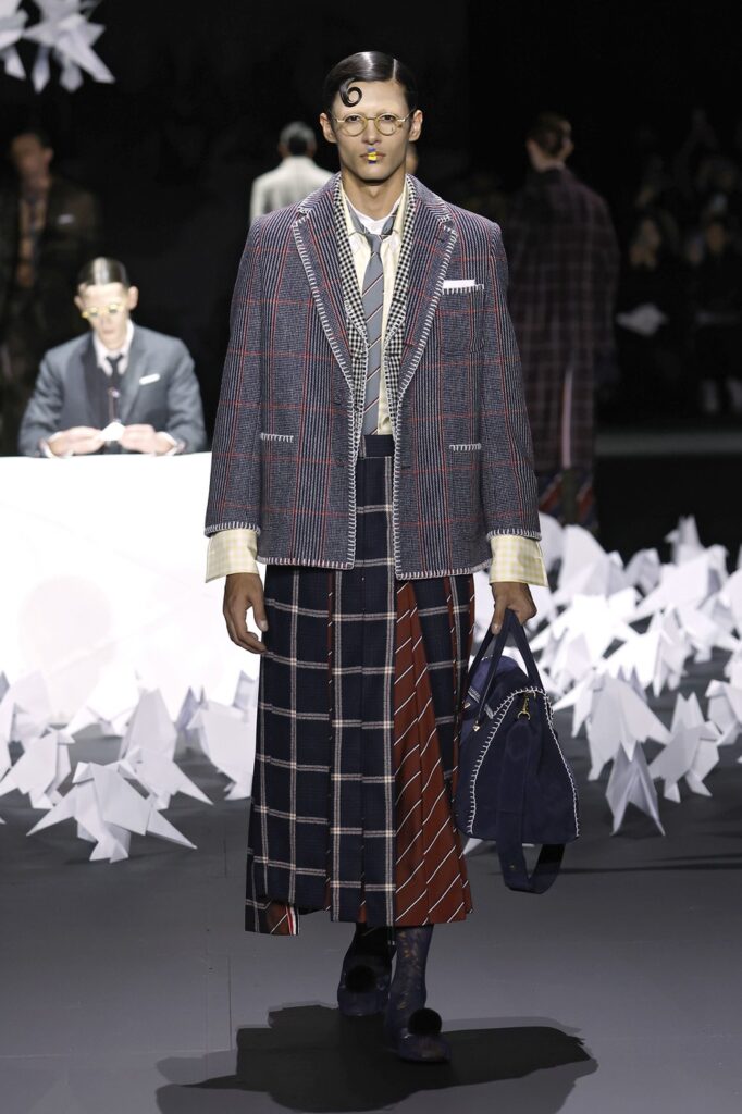 modni dizajner Thom Browne je zvanično zatvorio NYFW kolekcija jesen/zima 2025 nedelja mode njujork