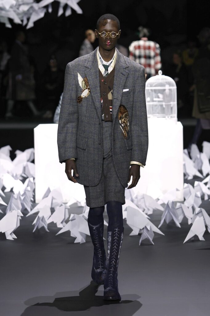 modni dizajner Thom Browne je zvanično zatvorio NYFW kolekcija jesen/zima 2025 nedelja mode njujork