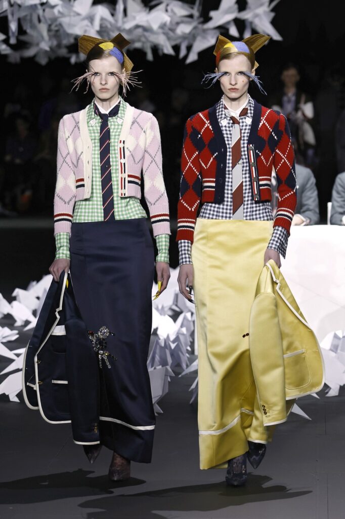 modni dizajner Thom Browne je zvanično zatvorio NYFW kolekcija jesen/zima 2025 nedelja mode njujork