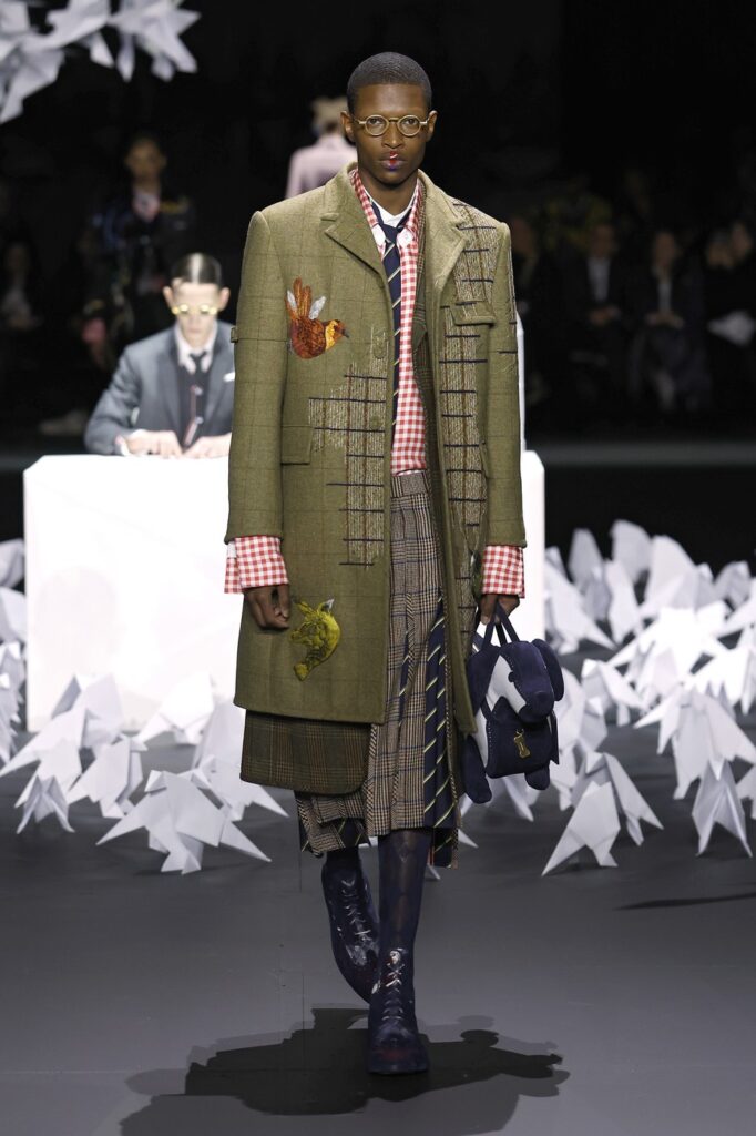 modni dizajner Thom Browne je zvanično zatvorio NYFW kolekcija jesen/zima 2025 nedelja mode njujork