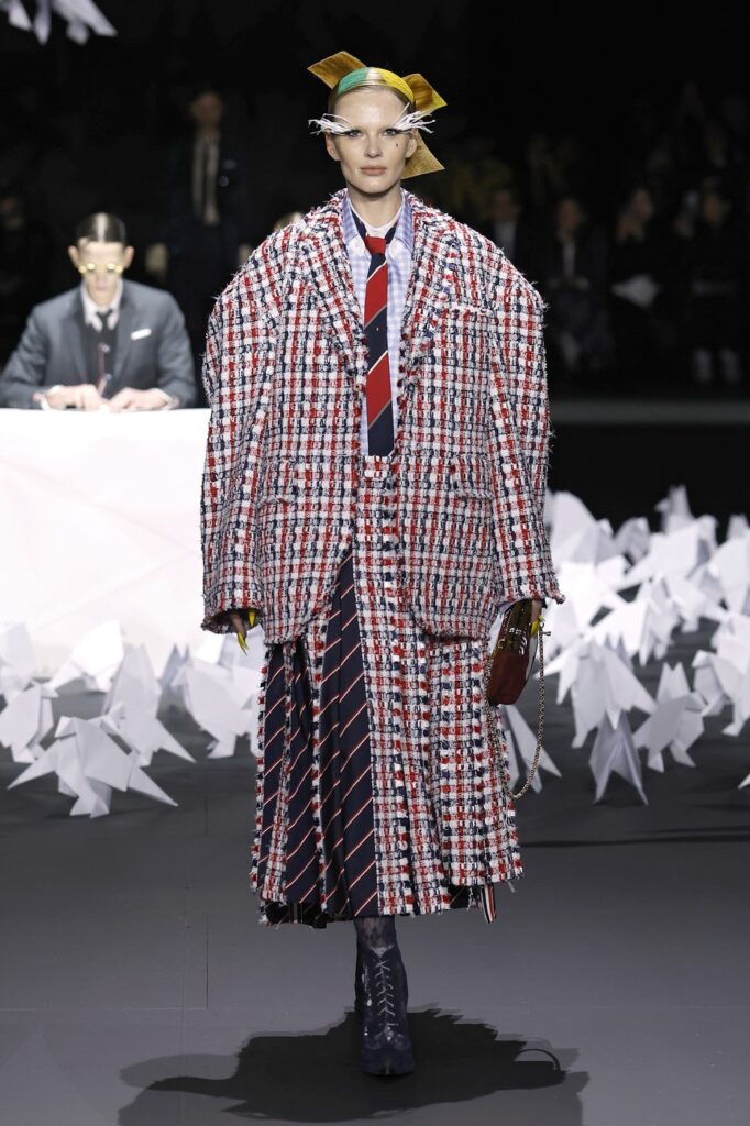 modni dizajner Thom Browne je zvanično zatvorio NYFW kolekcija jesen/zima 2025 nedelja mode njujork