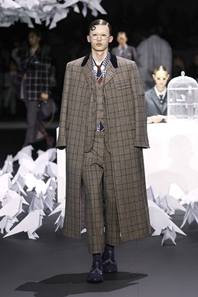 modni dizajner Thom Browne je zvanično zatvorio NYFW kolekcija jesen/zima 2025 nedelja mode njujork