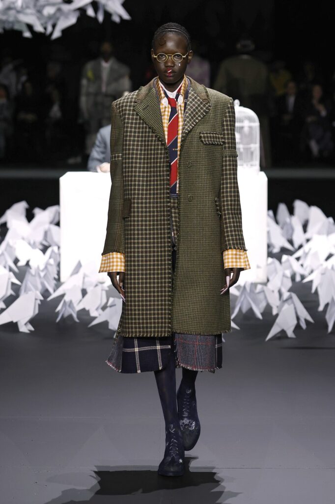 modni dizajner Thom Browne je zvanično zatvorio NYFW kolekcija jesen/zima 2025 nedelja mode njujork