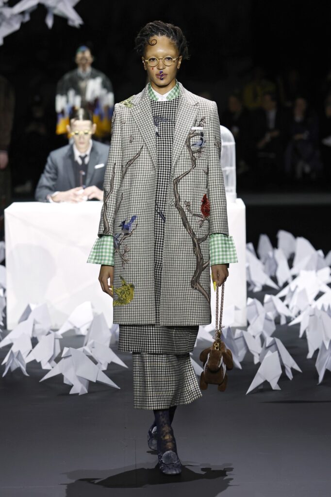 modni dizajner Thom Browne je zvanično zatvorio NYFW kolekcija jesen/zima 2025 nedelja mode njujork