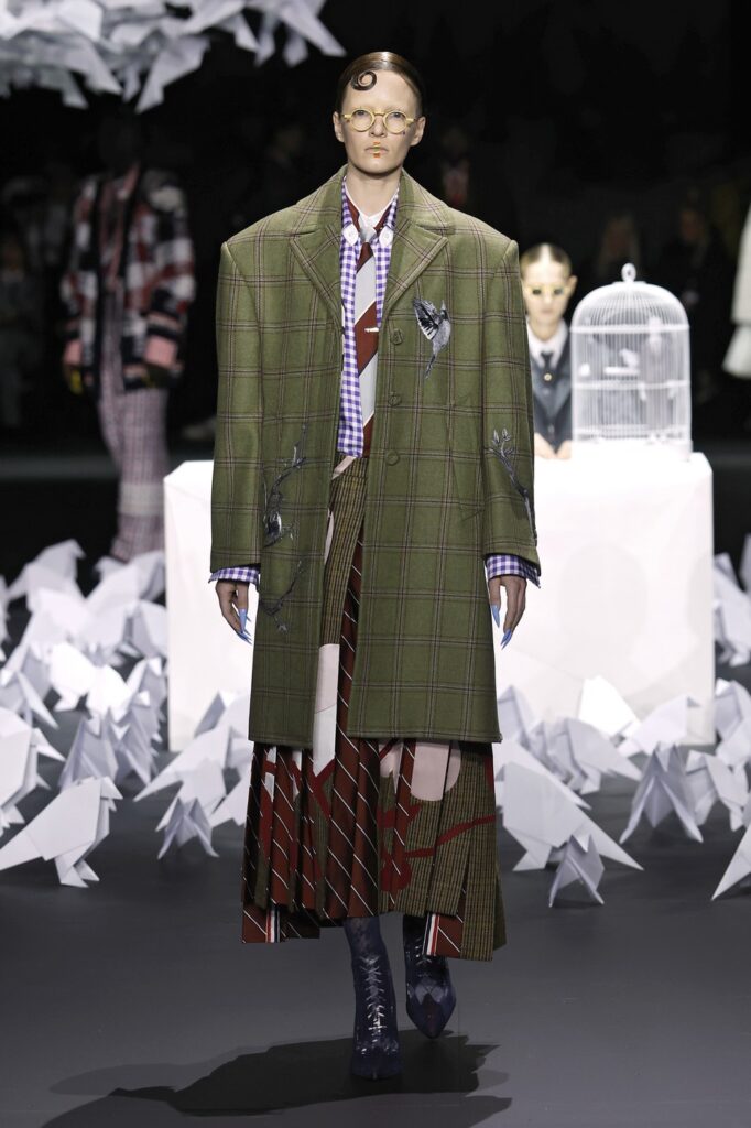 modni dizajner Thom Browne je zvanično zatvorio NYFW kolekcija jesen/zima 2025 nedelja mode njujork