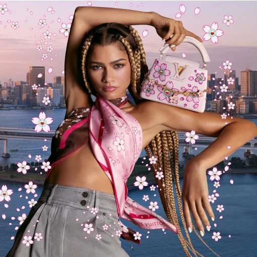 Zendaya blista u novoj Louis Vuitton x Murakami kampanji